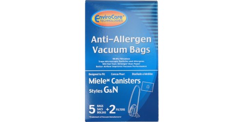 HEPA Microfiltration bag for miele canister vacuum Type G-N